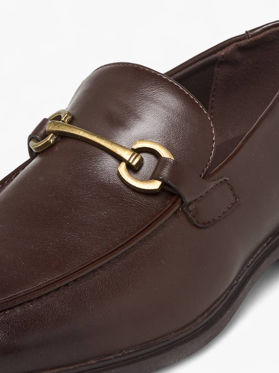 Men Horse Bit Detail Loafers