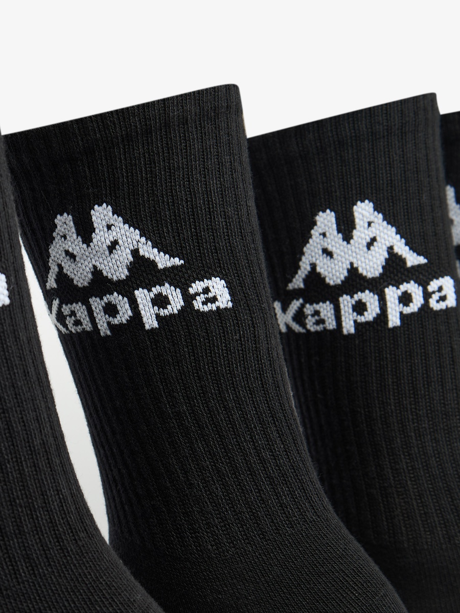 Logo Print Ankle Length Socks - Set of 5