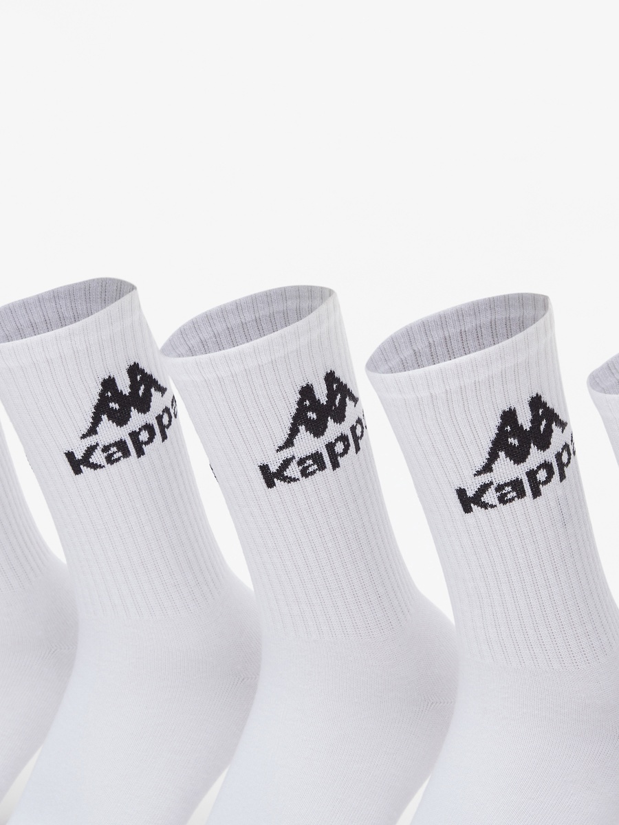 Logo Print Ankle Length Socks - Set of 5