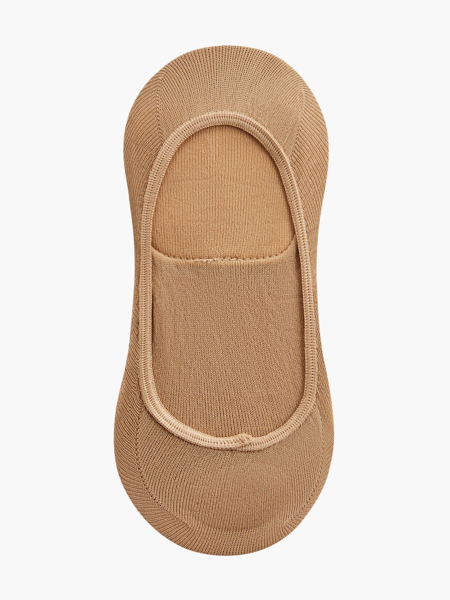 Solid No Show Socks - Set of 3