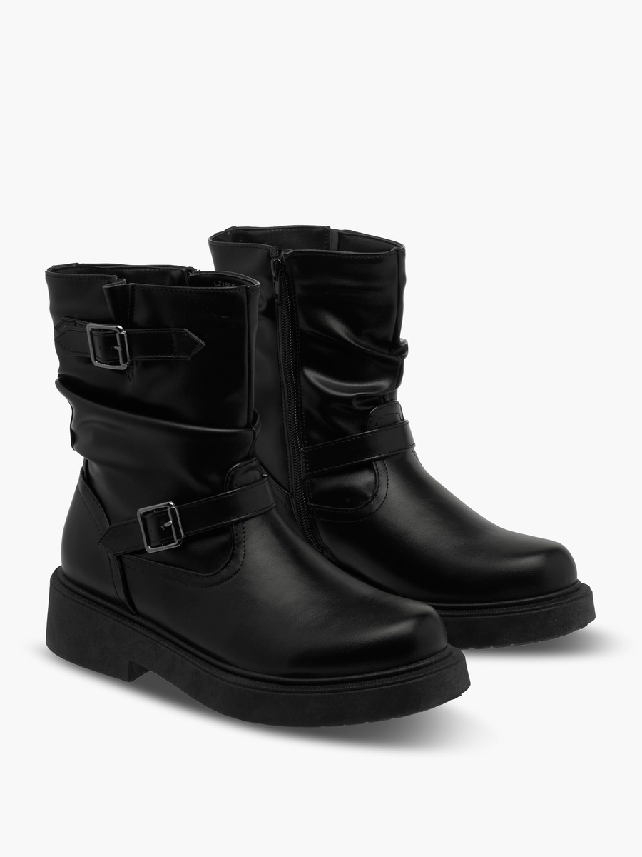 Women Zip Closure Ankle Boots