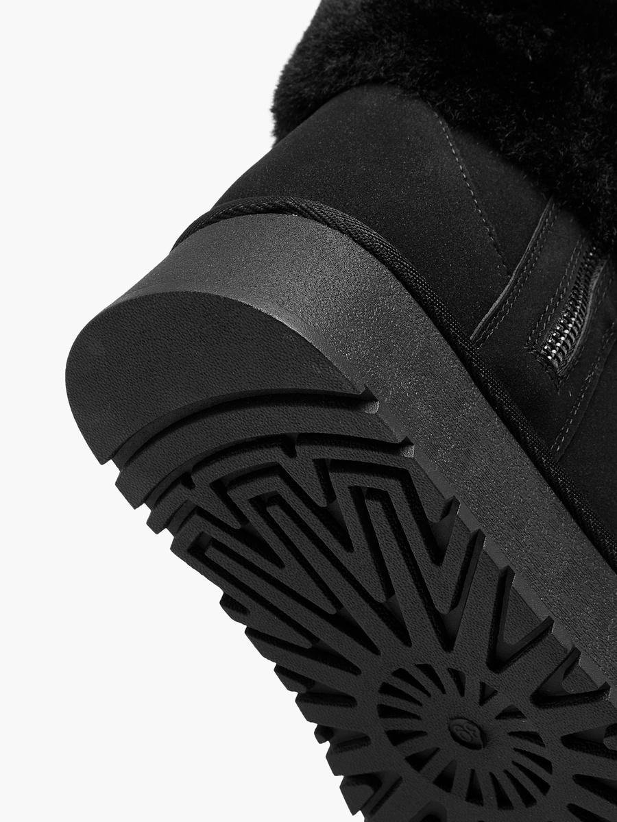 Women Faux Fur Lined Ankle Boots