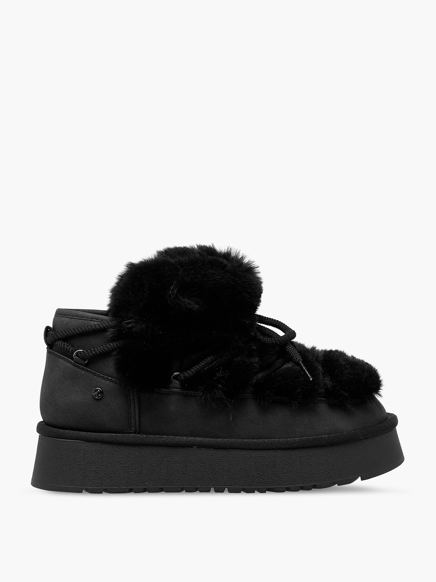 Women Faux Fur Lined Ankle Boots