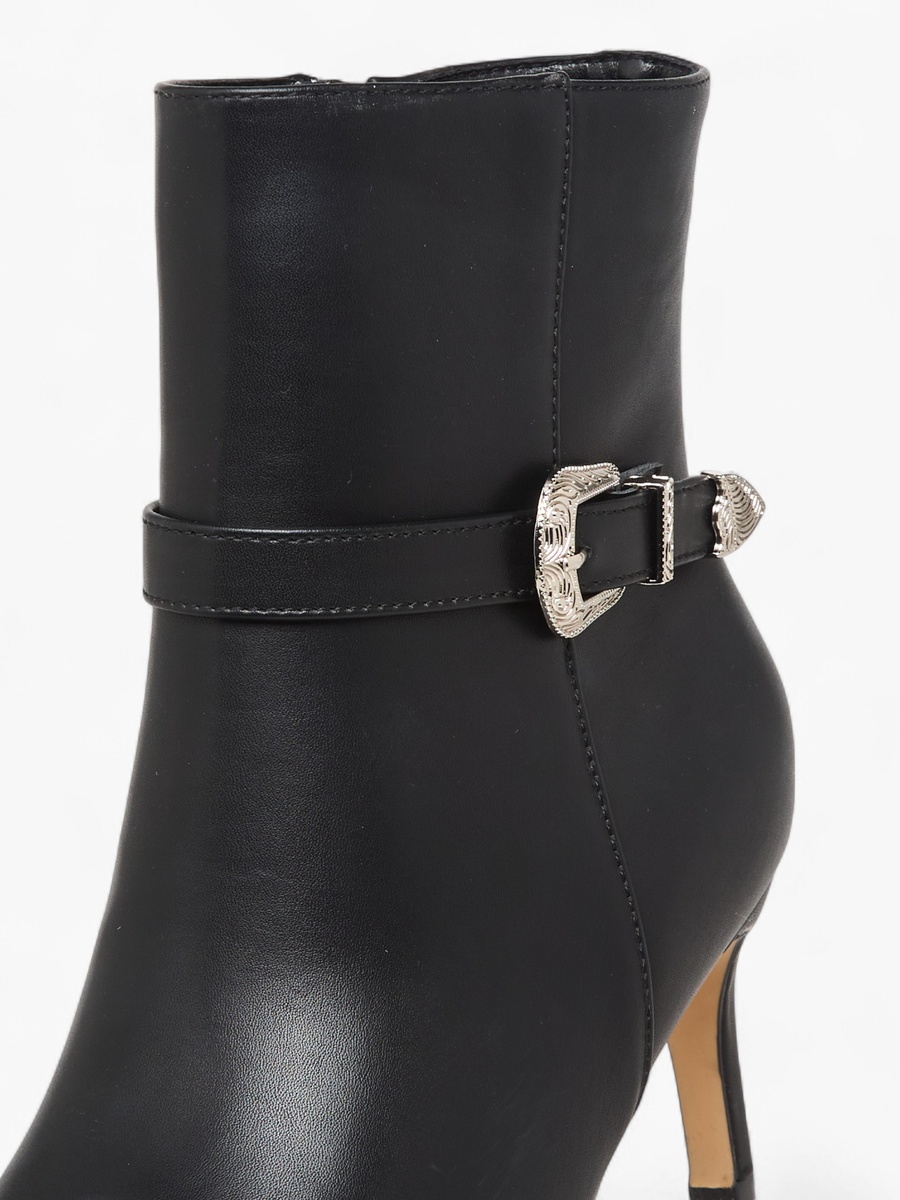 Women Buckle Detail Ankle Boots