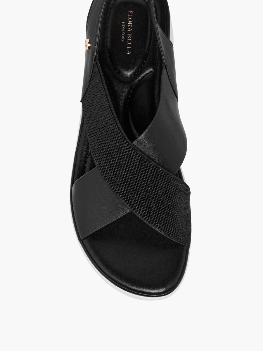 Women Cross Strap Slingback Sandals