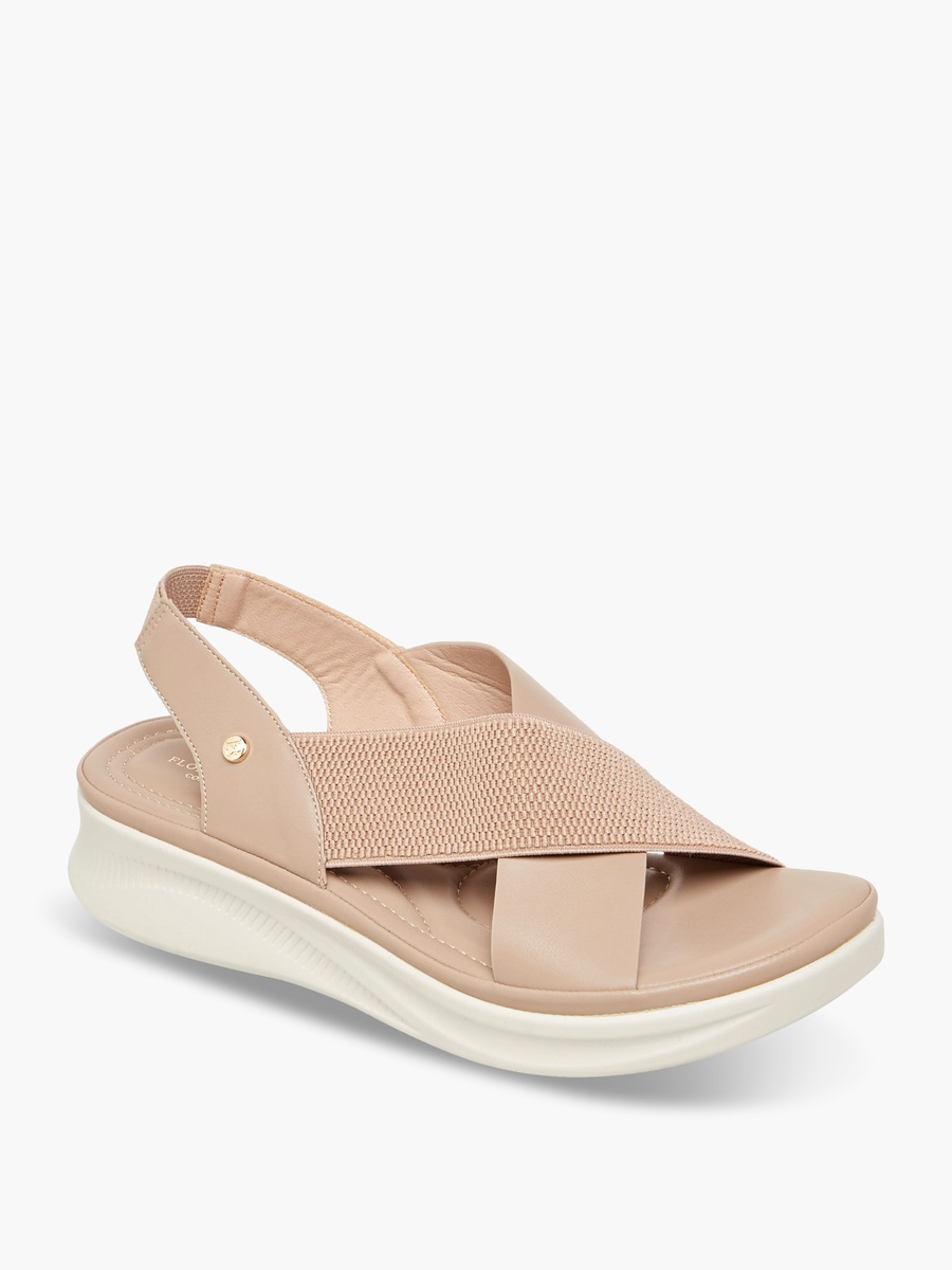 Women Cross Strap Slingback Sandals
