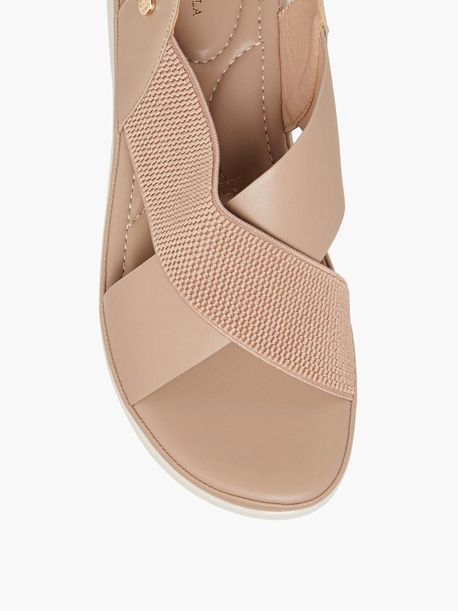 Women Cross Strap Slingback Sandals