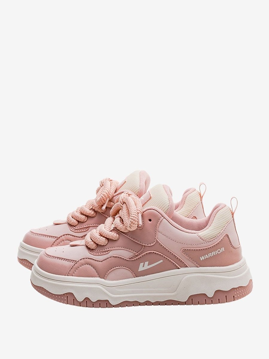 Women Logo Detail Lace Up Sneakers