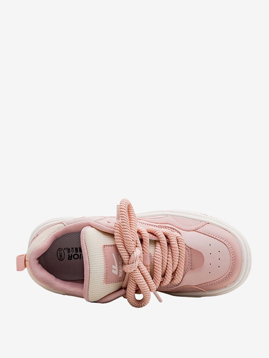Women Logo Detail Lace Up Sneakers