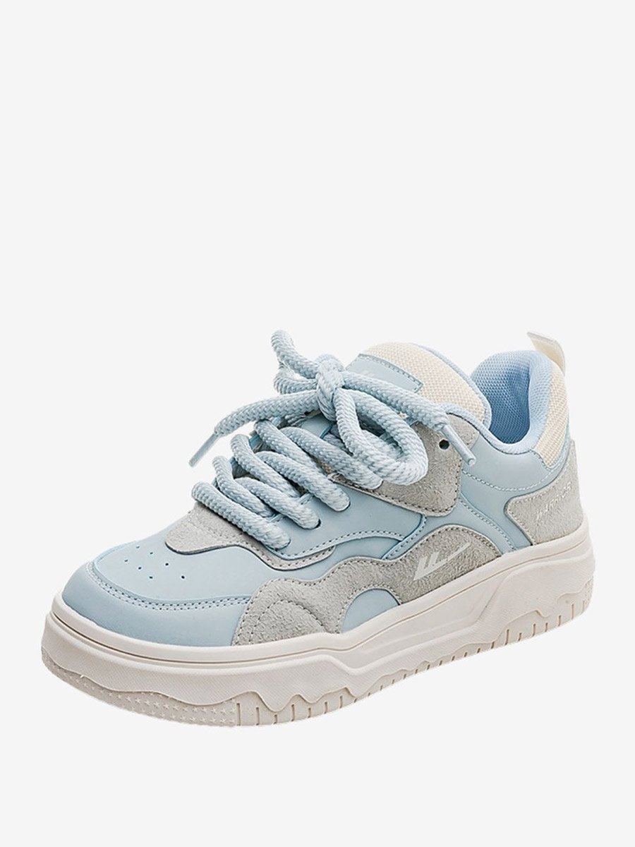 Women Logo Detail Lace Up Sneakers