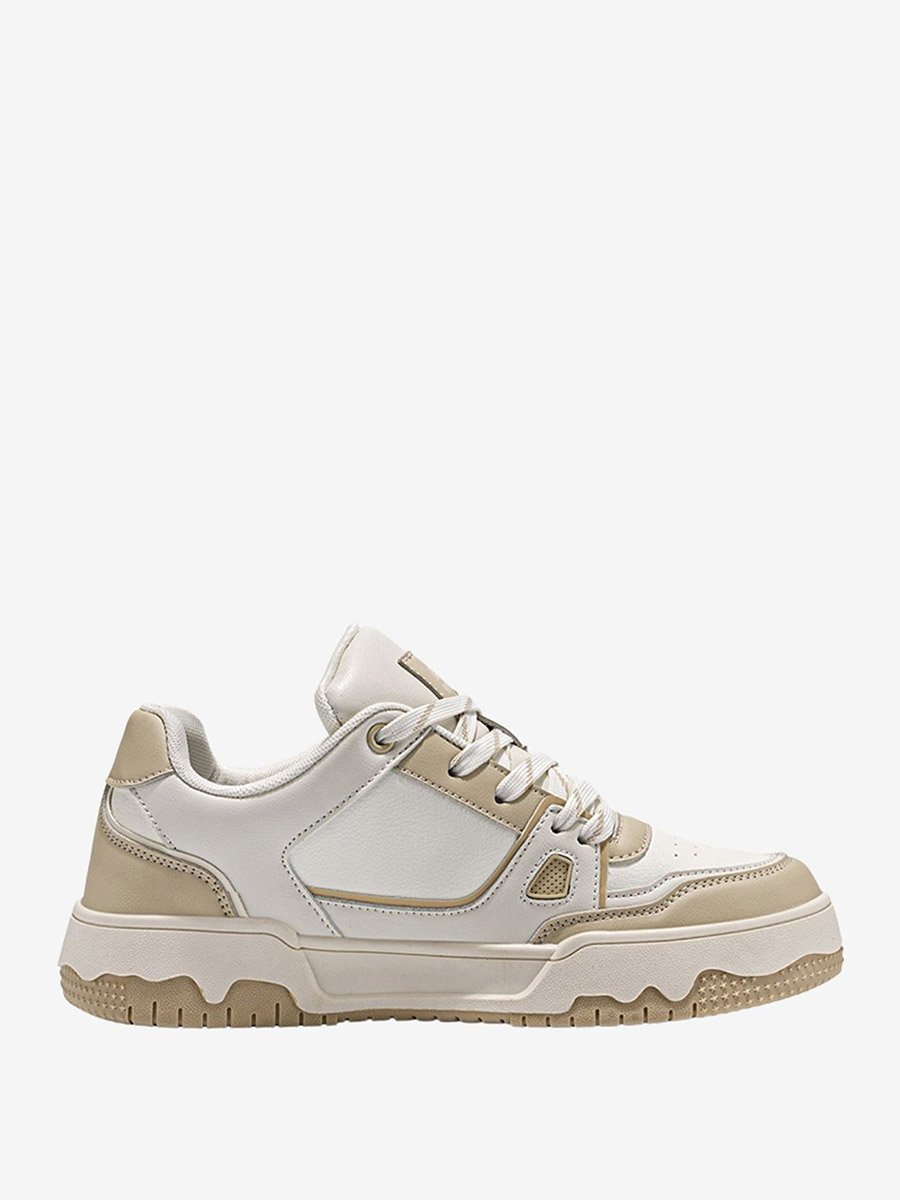 Men Contrast Panel Basketball Sneakers