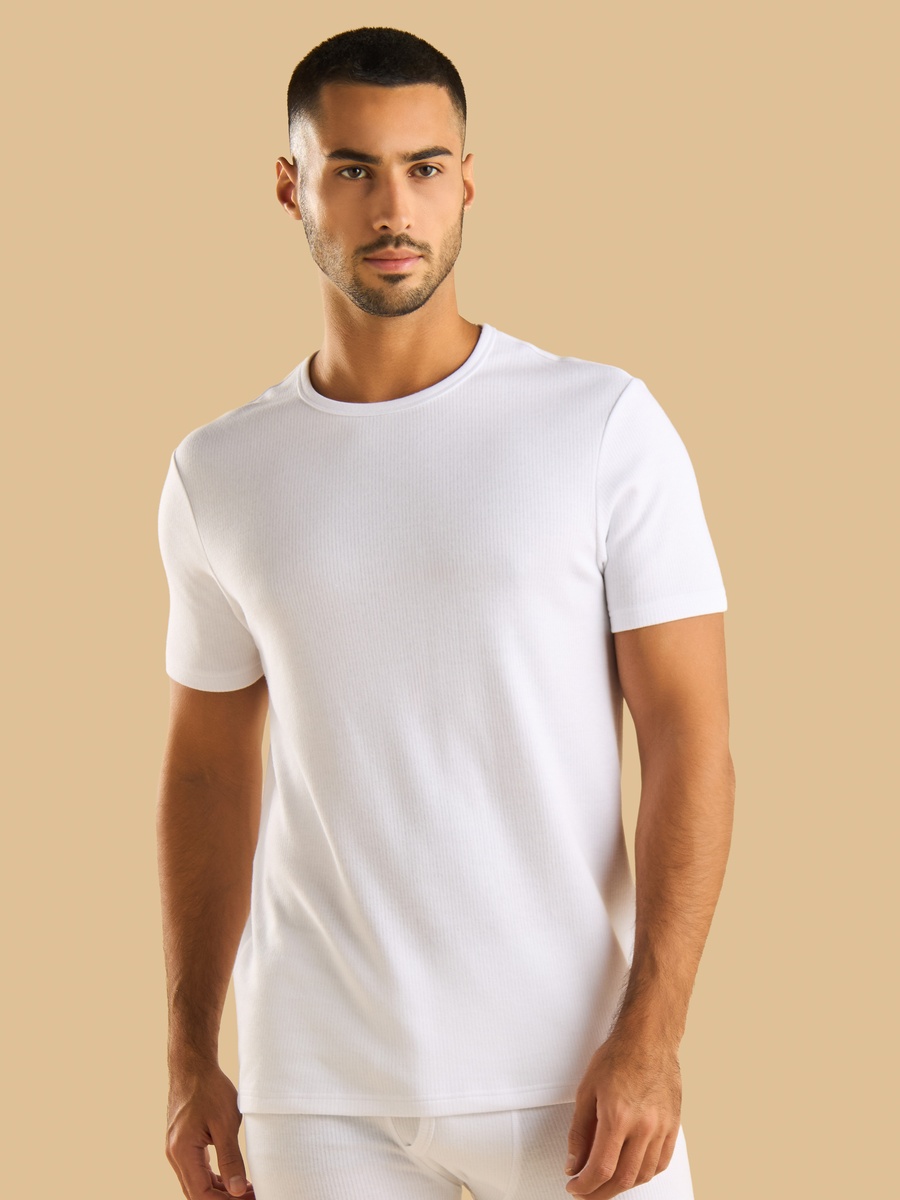 Ribbed Thermal T-Shirt