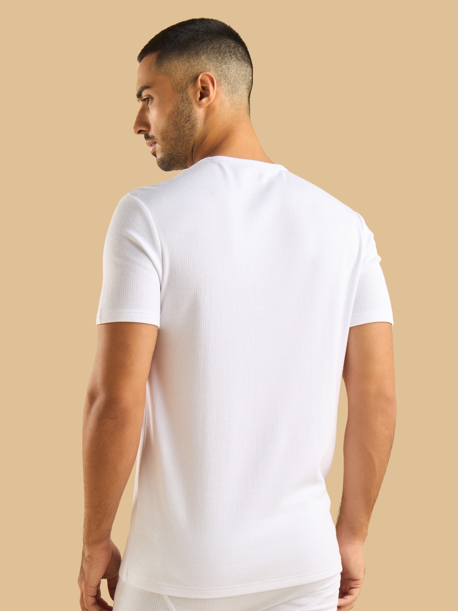 Ribbed Thermal T-Shirt