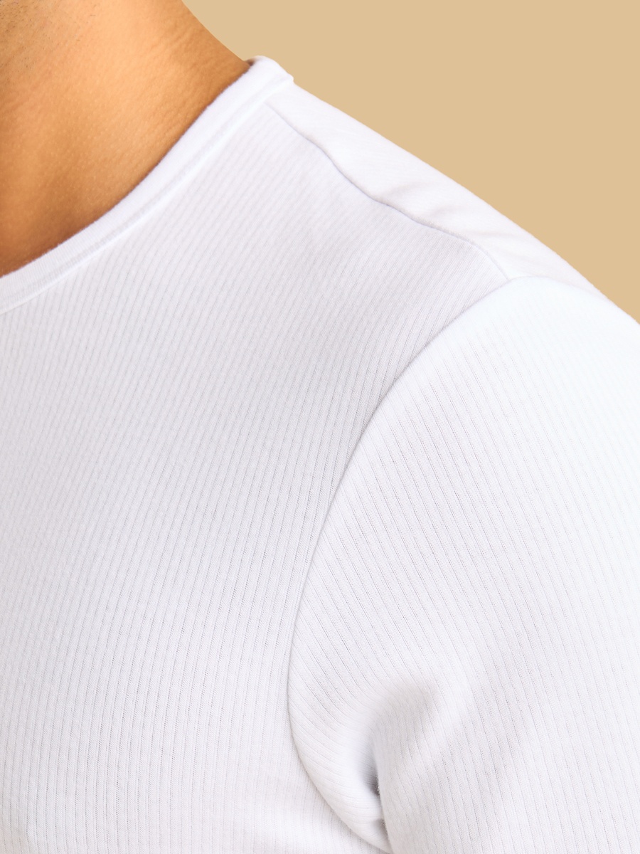 Ribbed Thermal T-Shirt