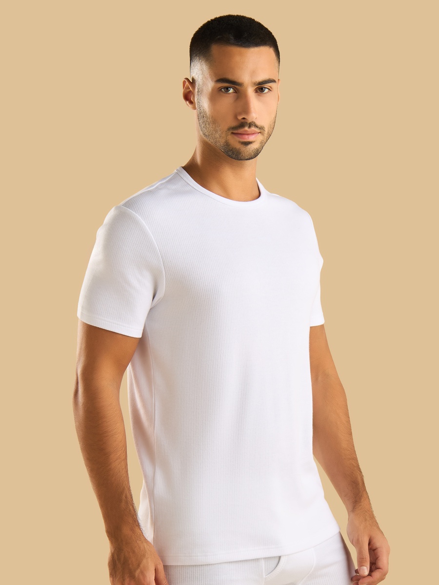 Ribbed Thermal T-Shirt
