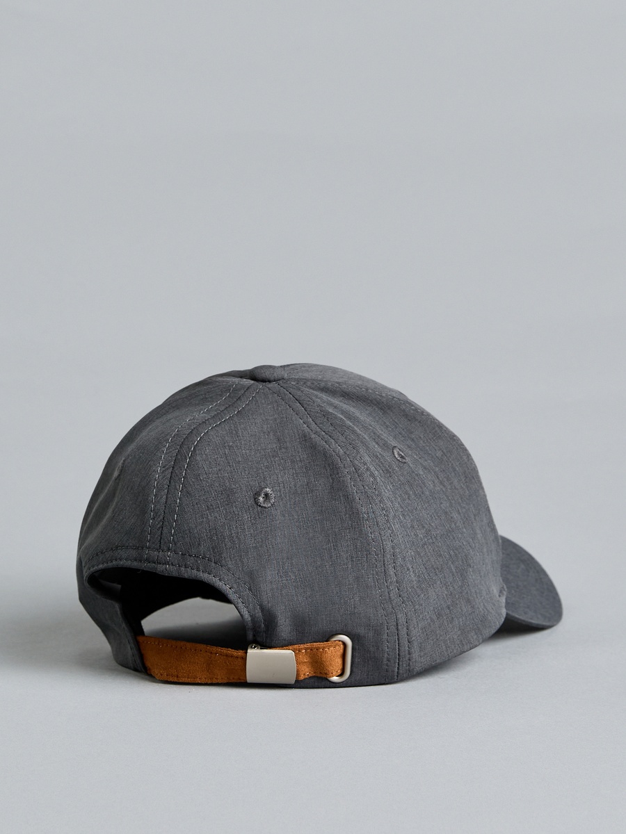 Plain Cap with Buckled Strap Closure