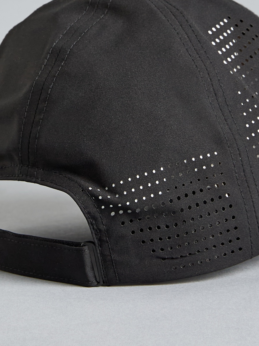 Textured Cap with Hook and Loop Strap Closure