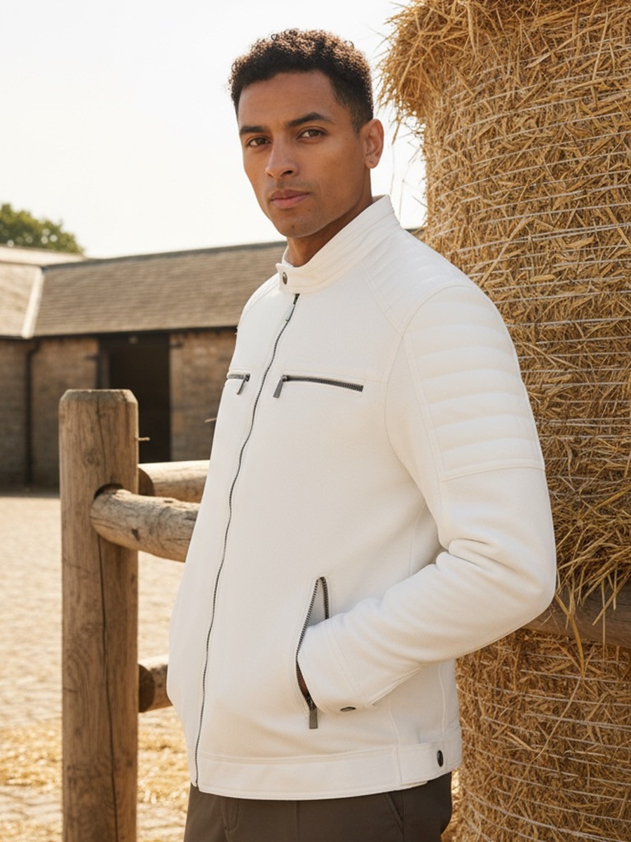 Pique Biker Jacket