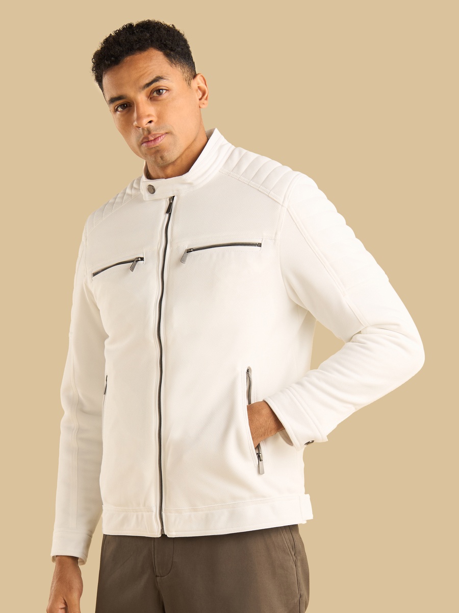 Pique Biker Jacket
