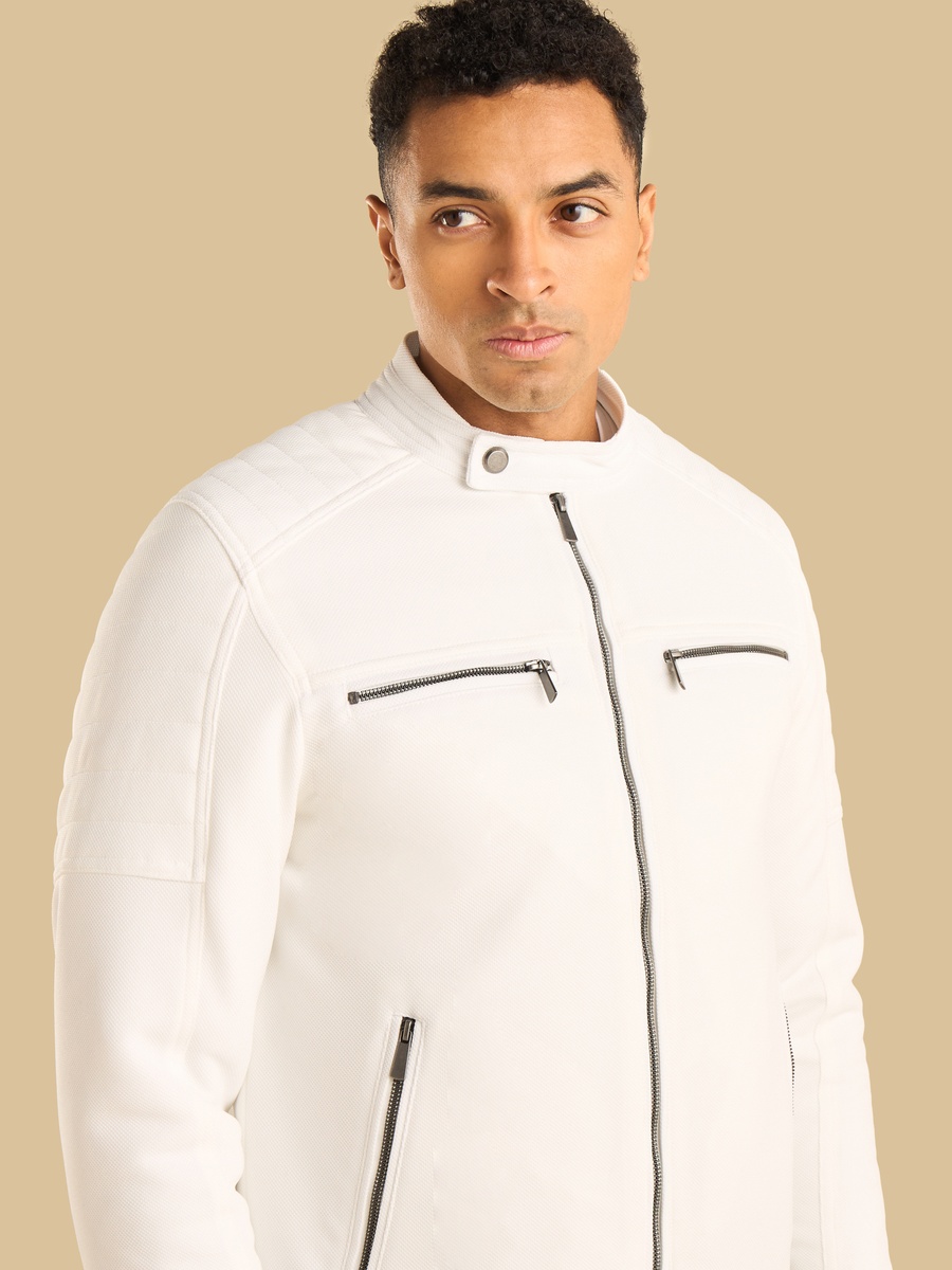 Pique Biker Jacket