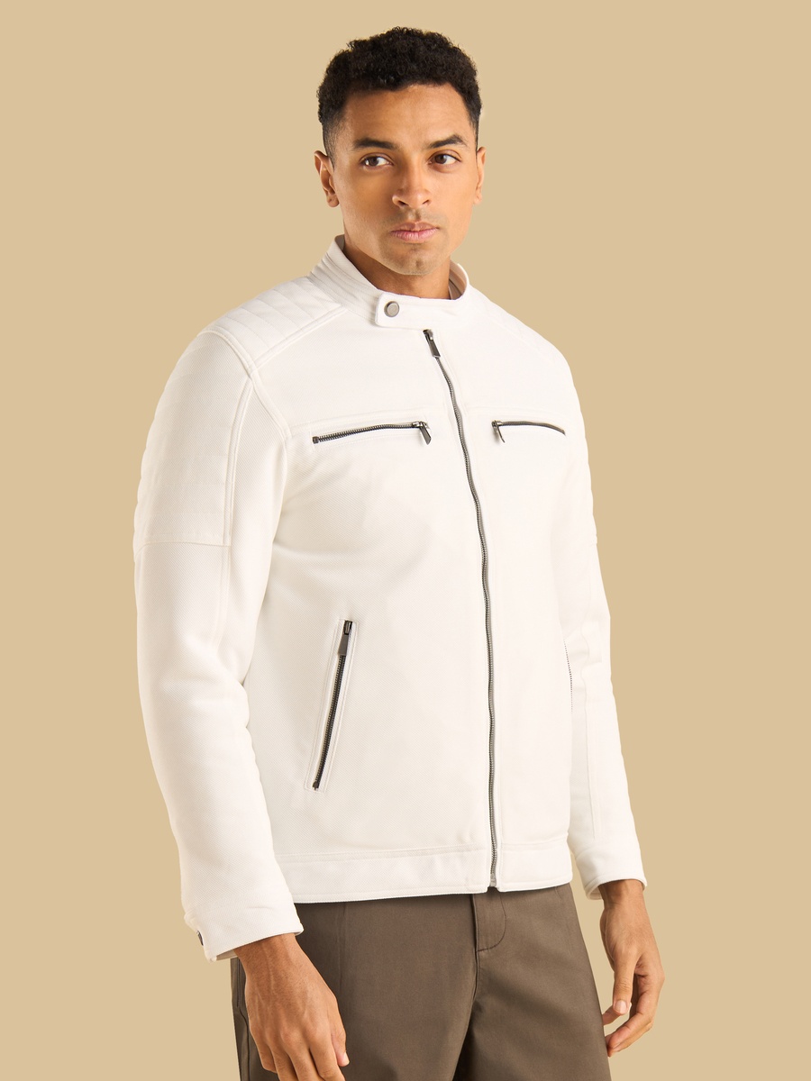 Pique Biker Jacket