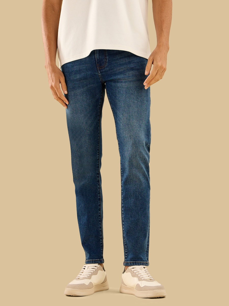 Skinny Fit Mid-Rise Stretchable Jeans