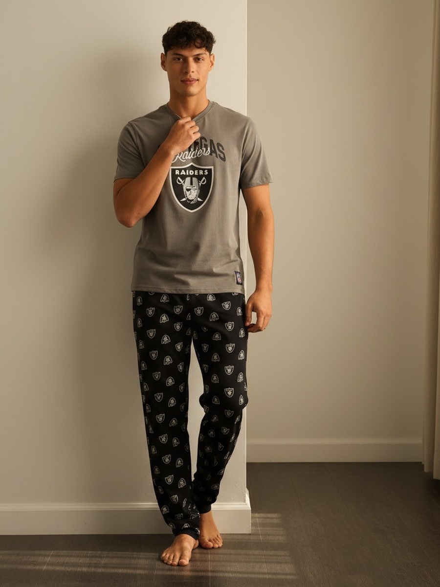 Las Vegas Raiders Print Pyjama Set