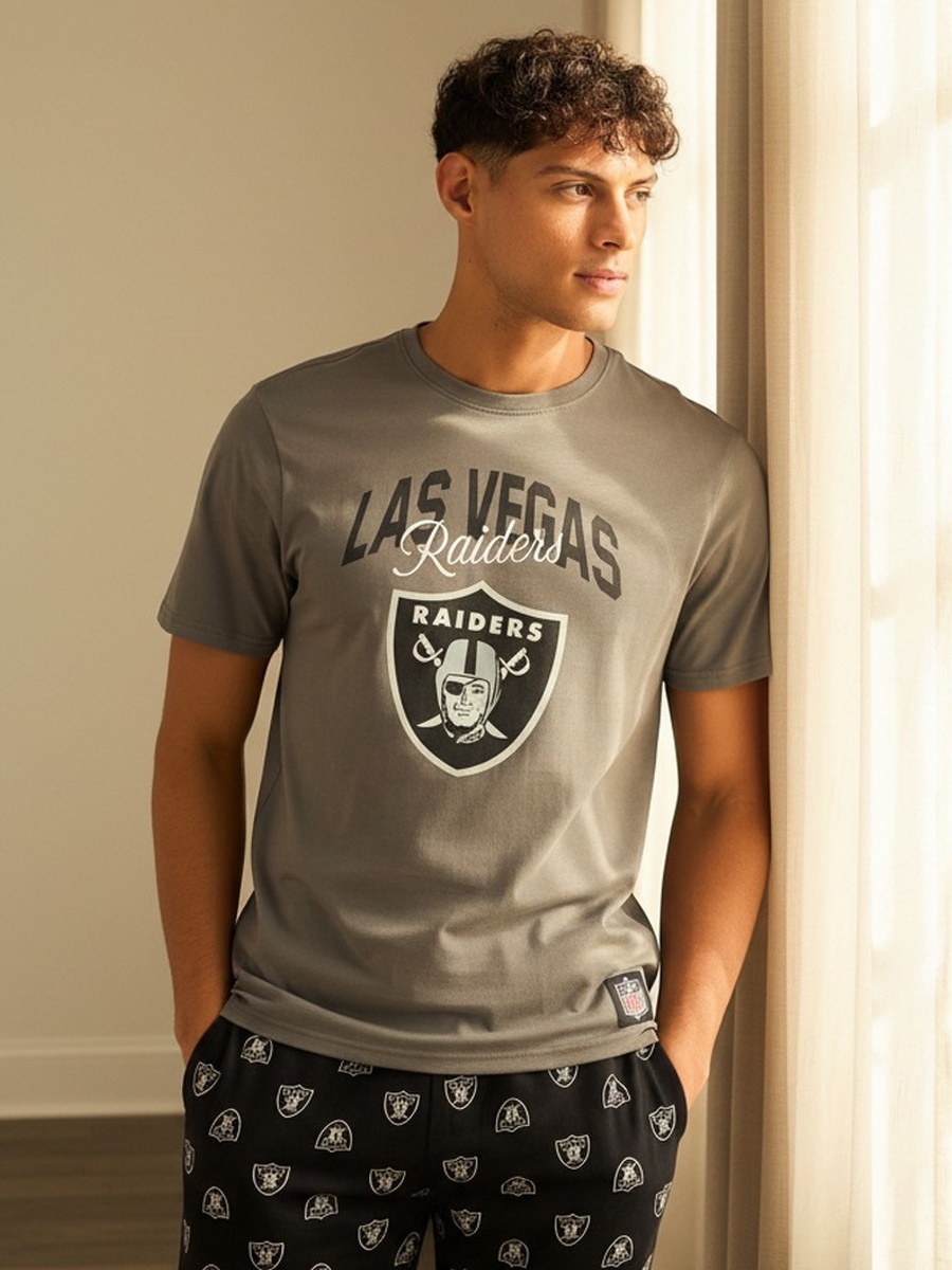 Las Vegas Raiders Print Pyjama Set