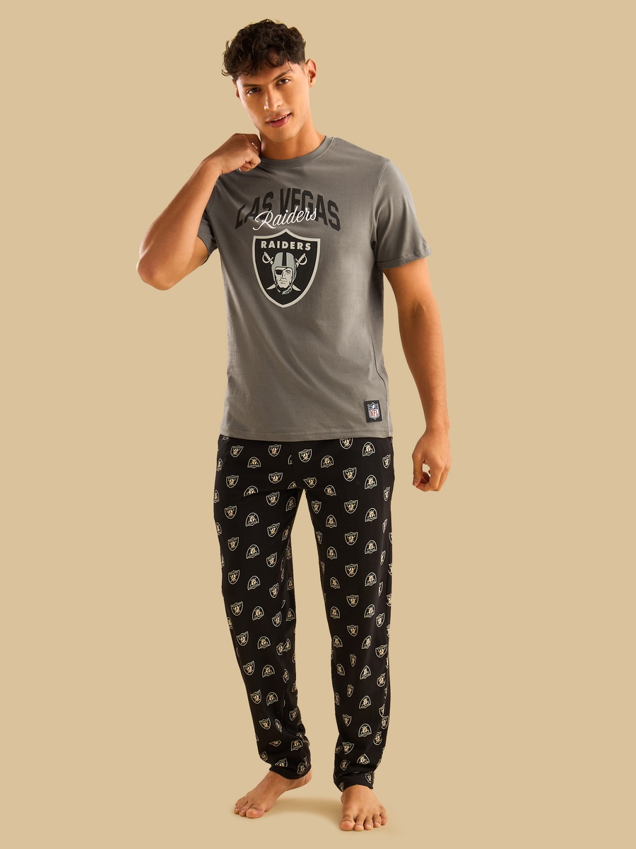 Las Vegas Raiders Print Pyjama Set