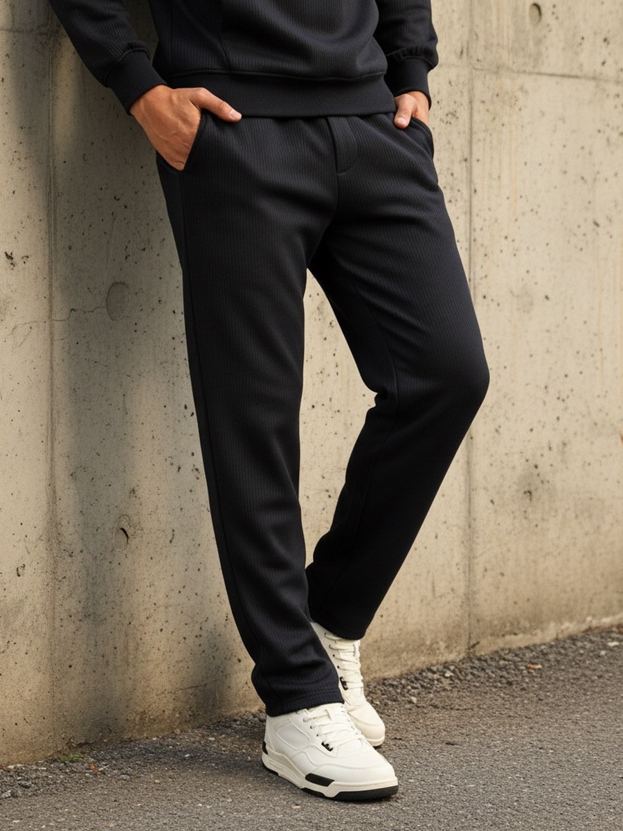 Quilted Jacquard Pants