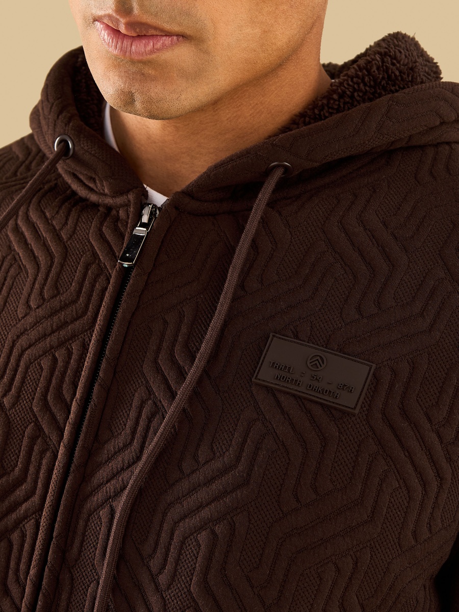Regular Fit Felt Shacket
