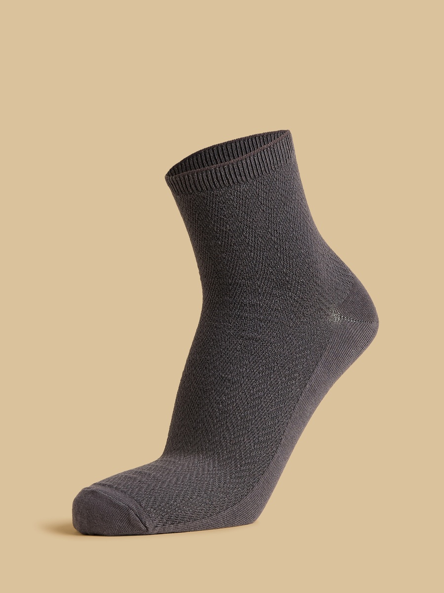Pack of 5 - Textured Ankle Length Socks