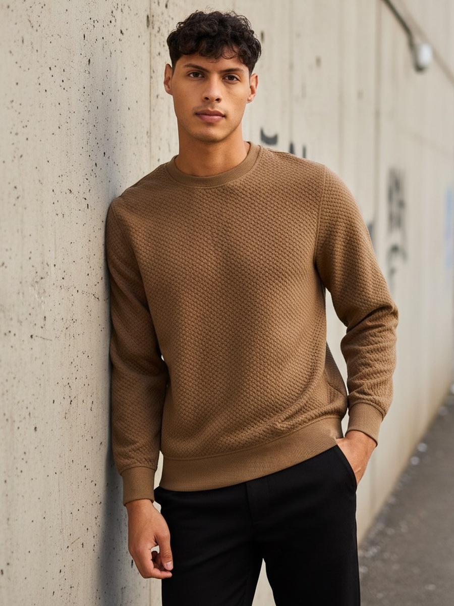 Quilted Sweatshirt