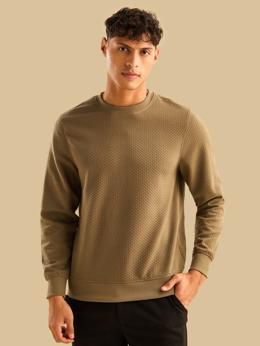 Quilted Sweatshirt