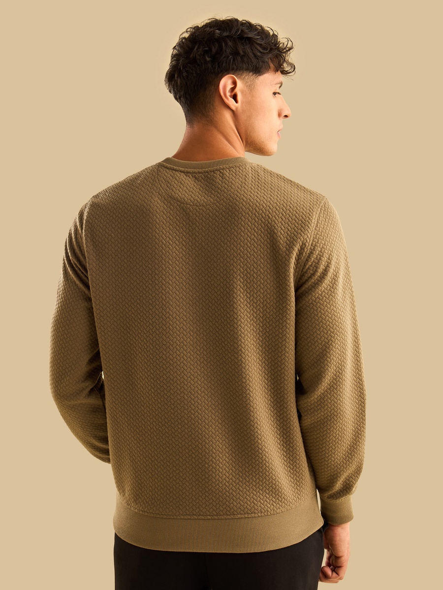 Quilted Sweatshirt