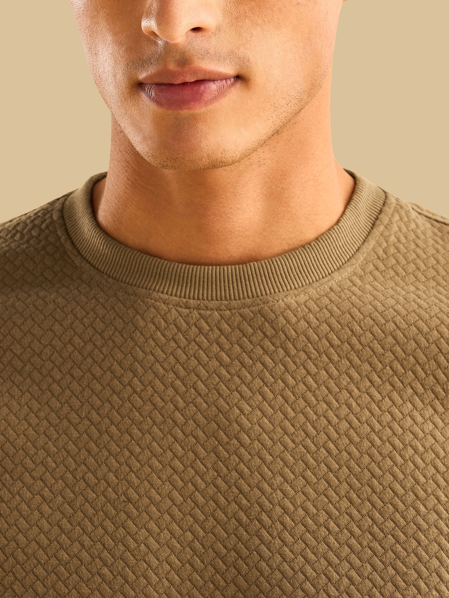 Quilted Sweatshirt