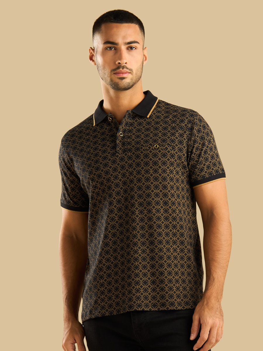 Printed Polo T-Shirt