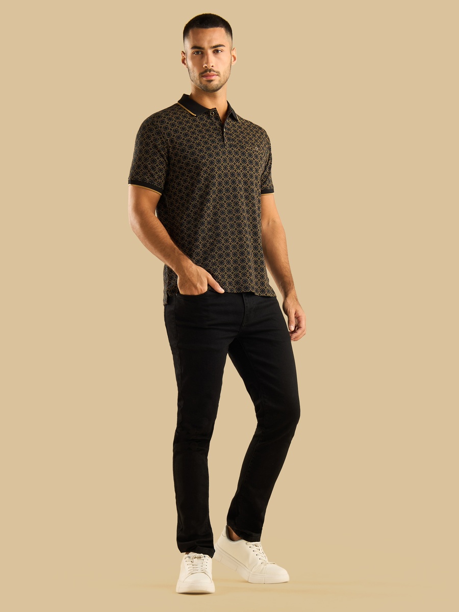 Printed Polo T-Shirt