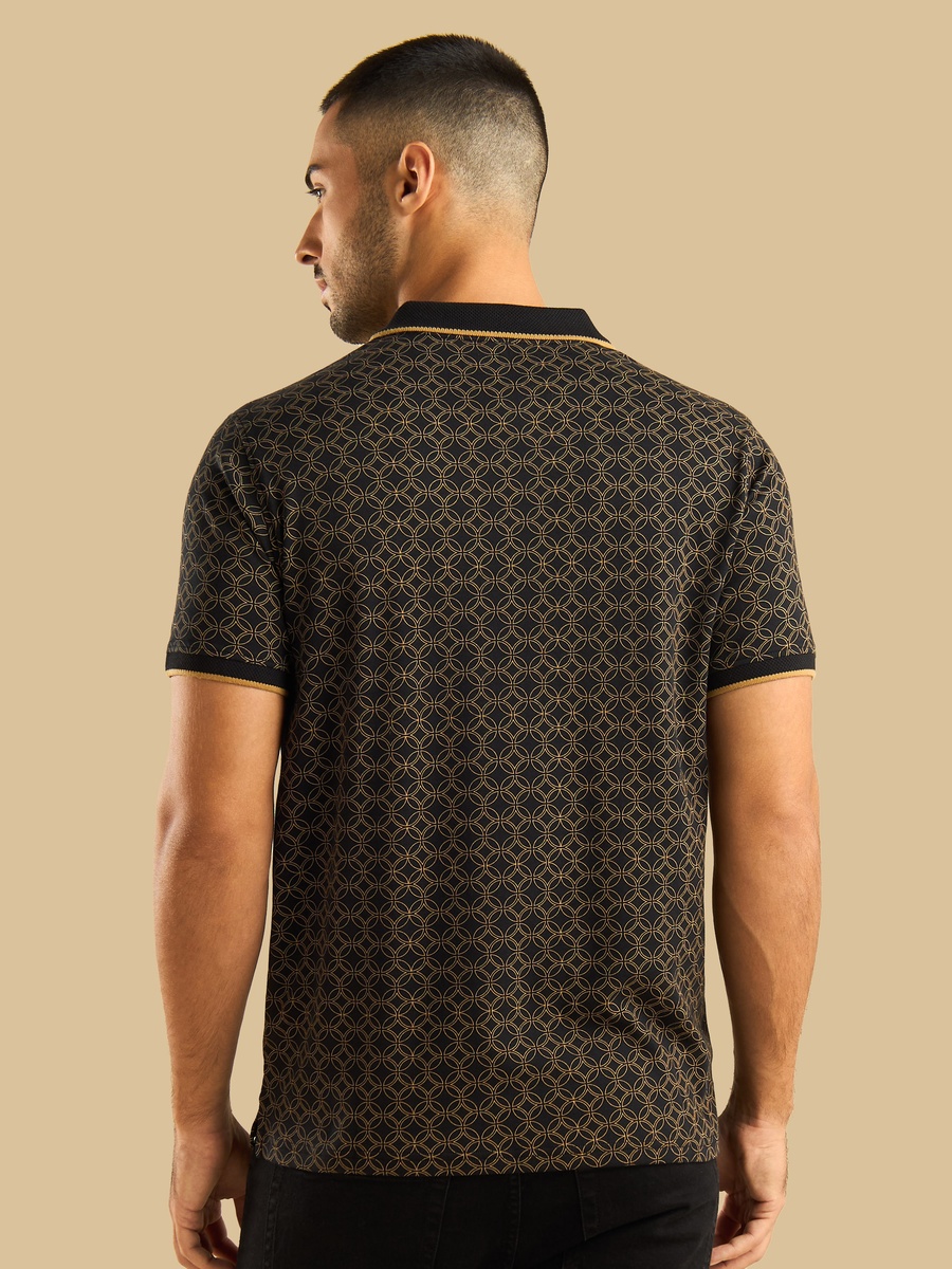 Printed Polo T-Shirt