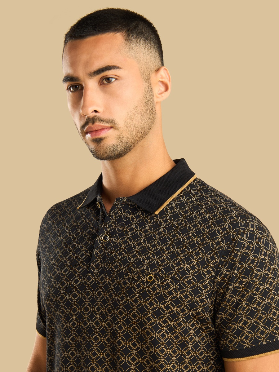Printed Polo T-Shirt