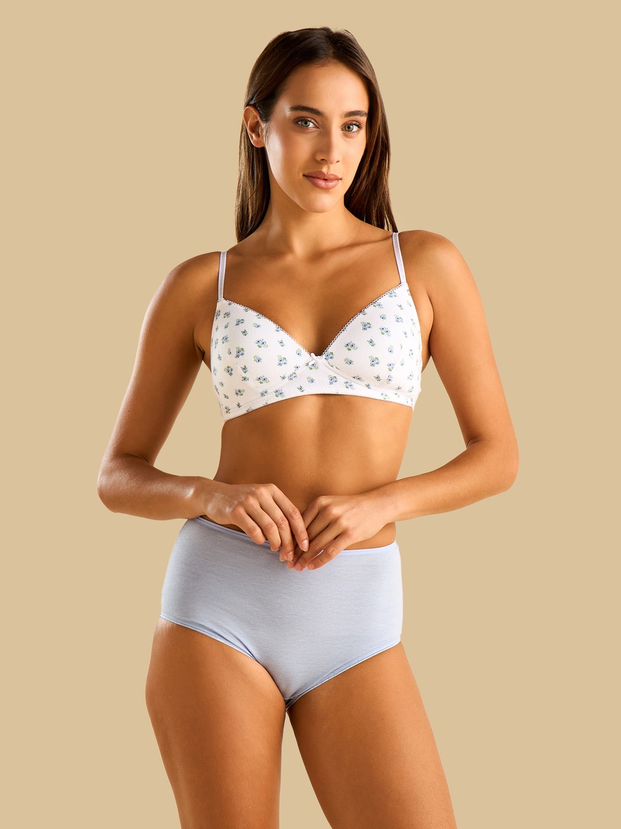 Pack of 2 - Assorted Non-Wired Padded A-frame Bra