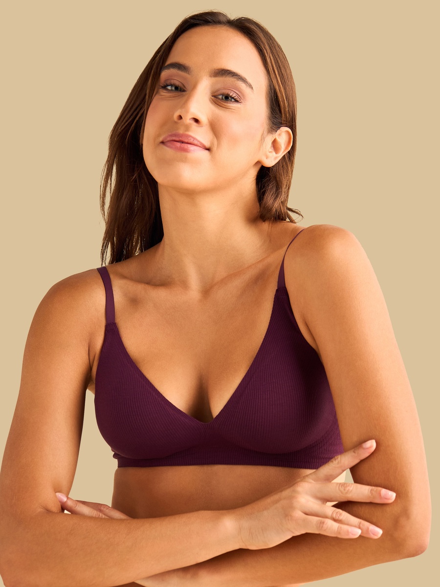 Ribbed Bonded Bra