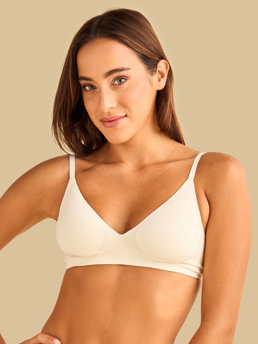Ribbed Bonded Bralette