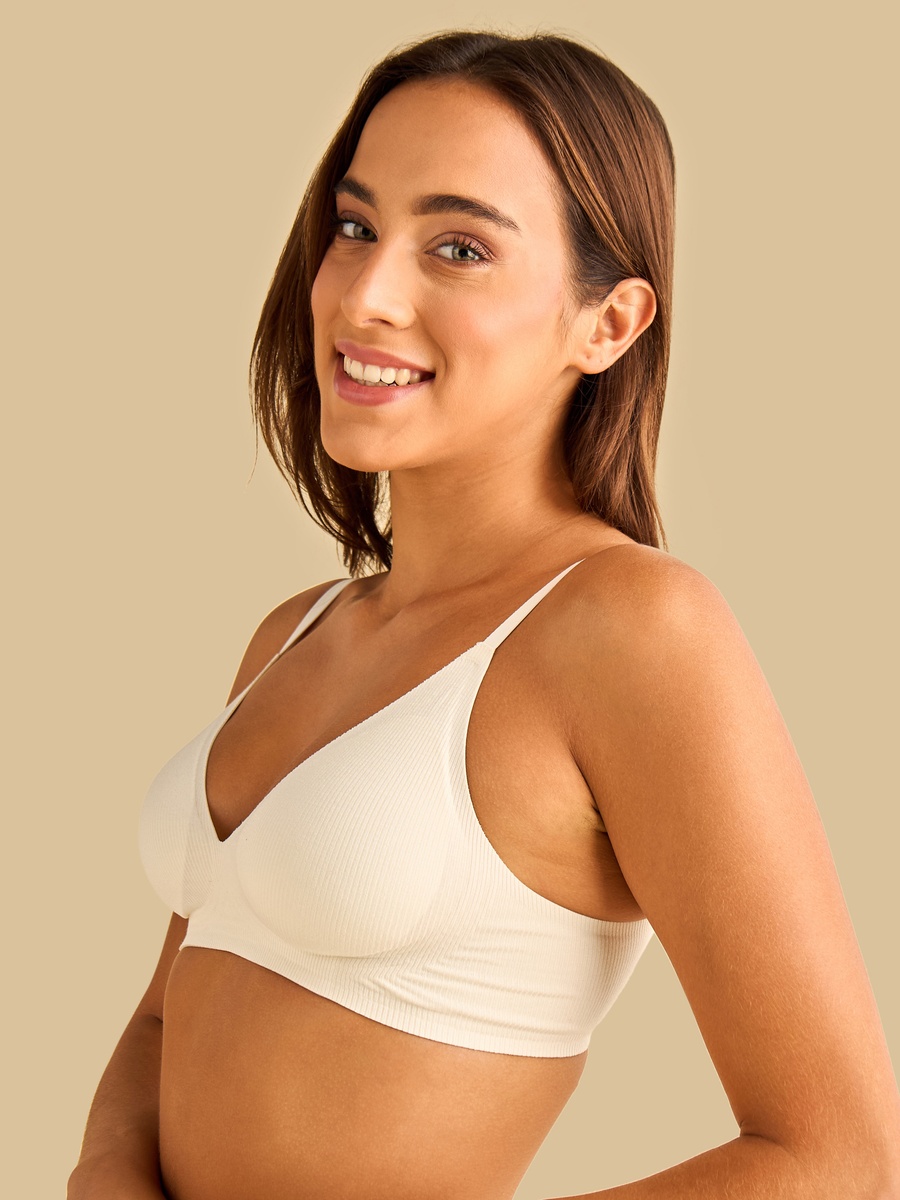 Ribbed Bonded Bralette
