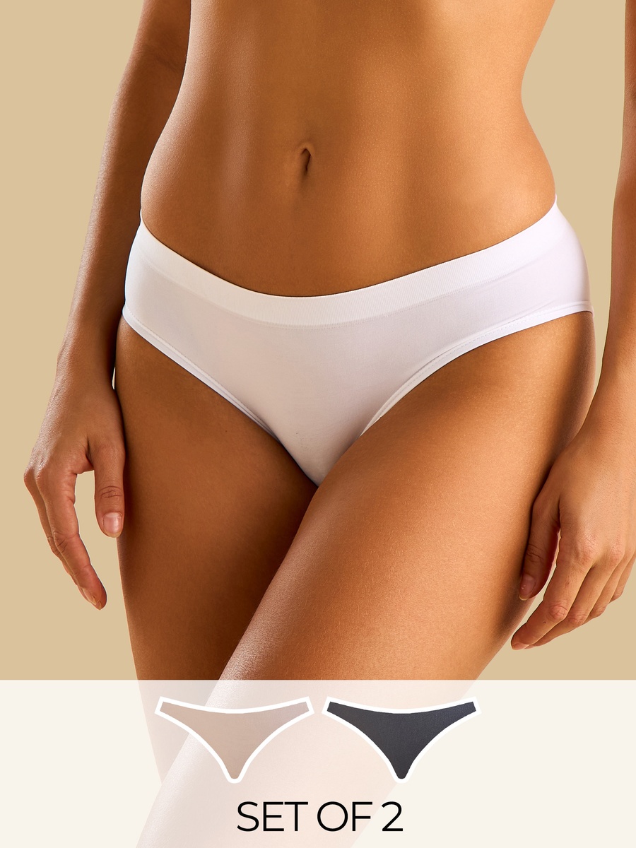 Pack of 2 - Textured Briefs