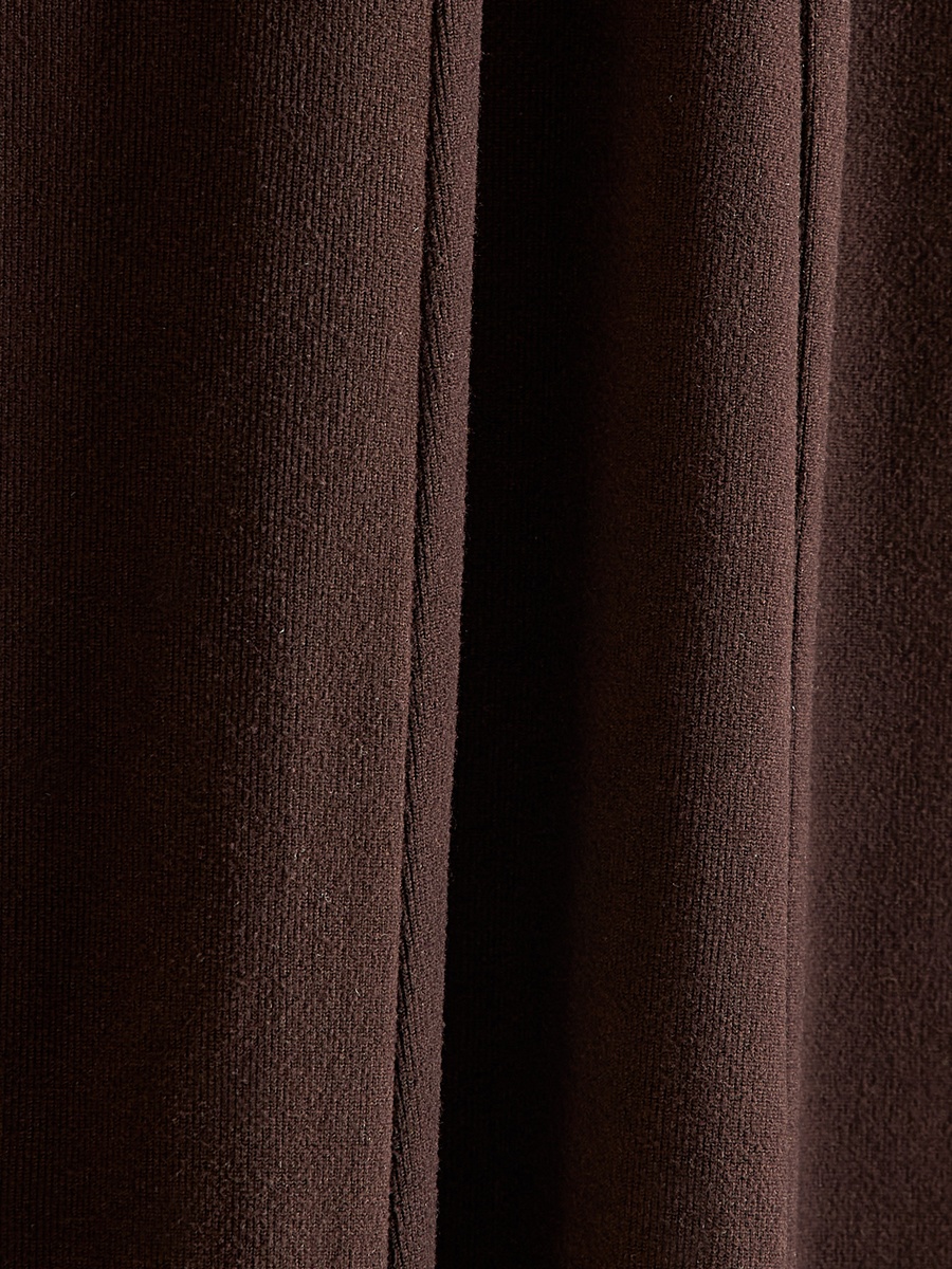 Panelled V Neck Viscose Dress
