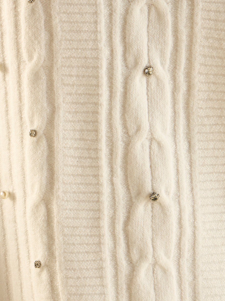 Embellished Sweater Dress