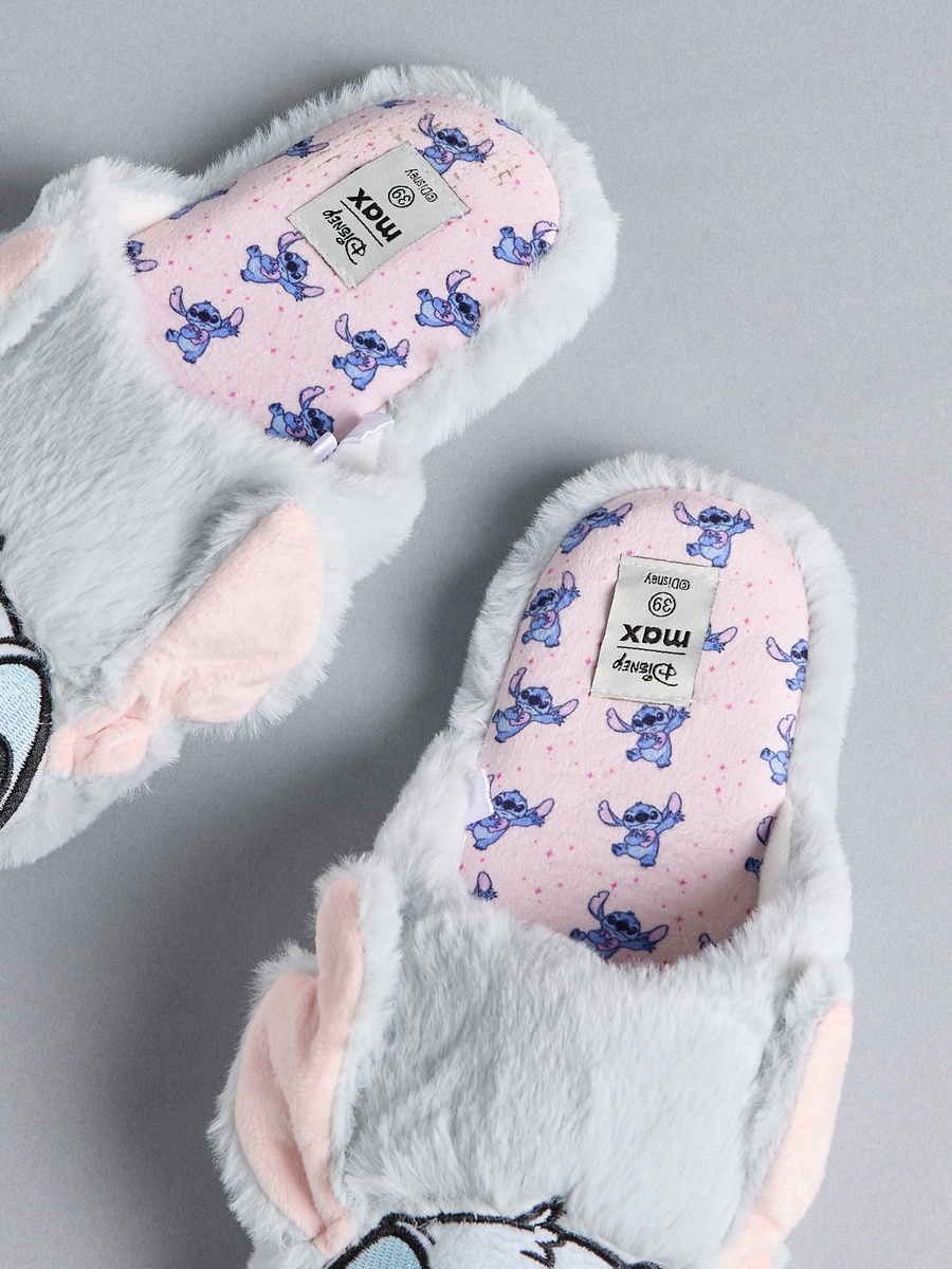 Stitch Print Bedroom Slippers