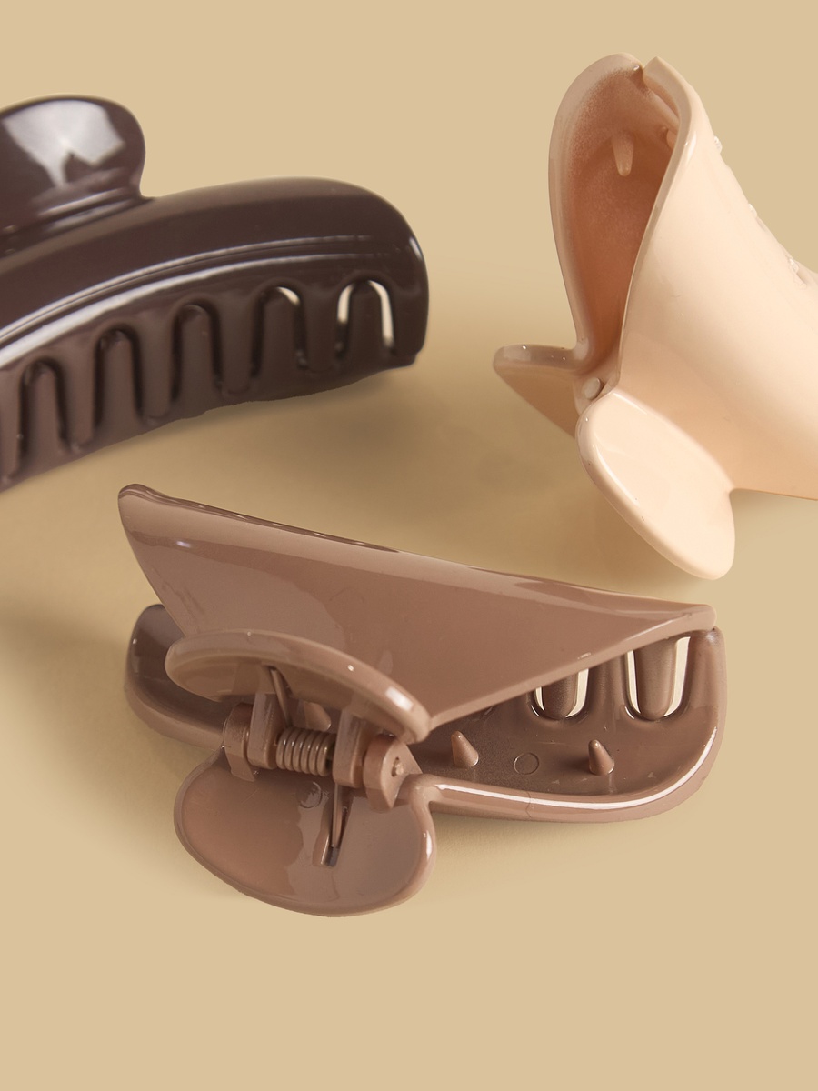 Assorted 15-Piece Hair Tie and Hair Clamp Set