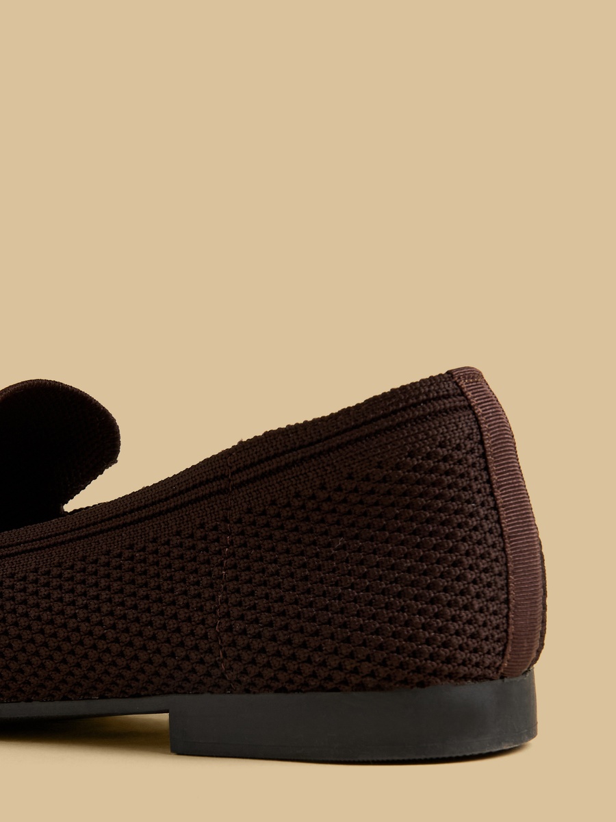Metal Accent Slip-On Loafers